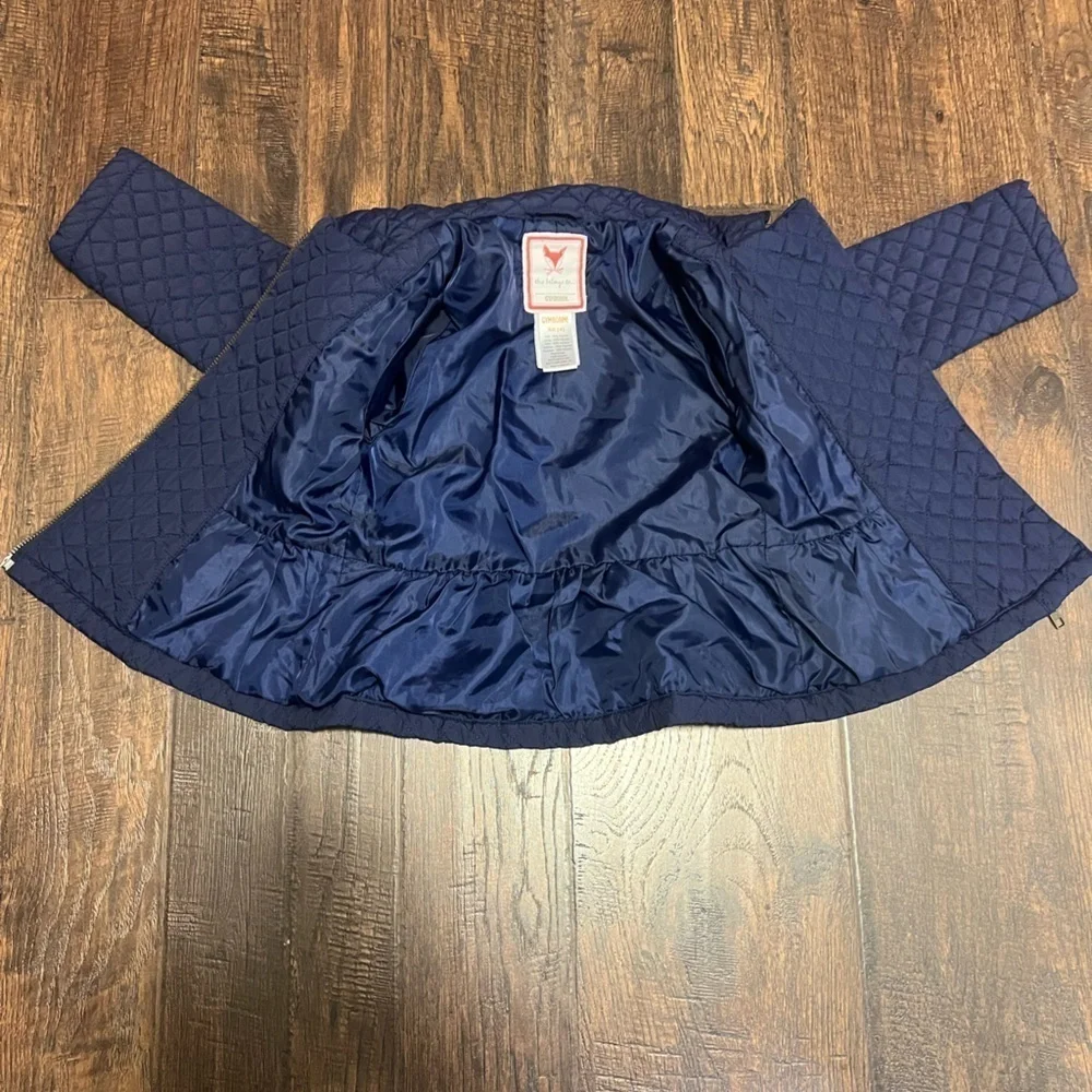 Gymboree Quilted Jacket Size Girls XS (4) Color Navy Blue